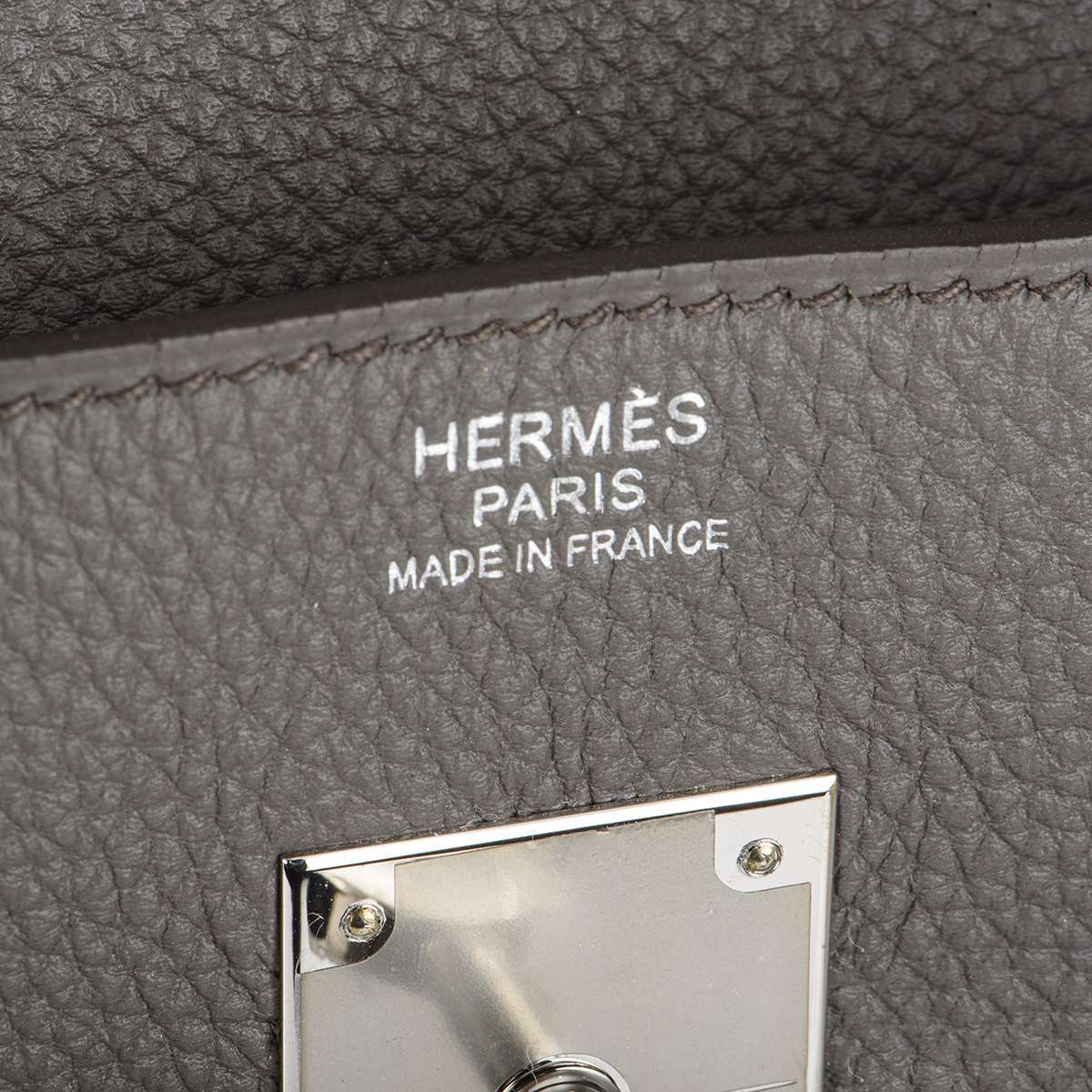 Hermès Birkin 30 Gris Etain Togo Palladium Hardware PHW — The French Hunter